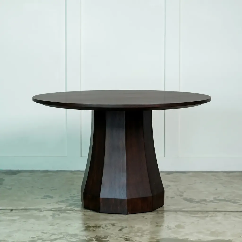 Facet Round Dining Table