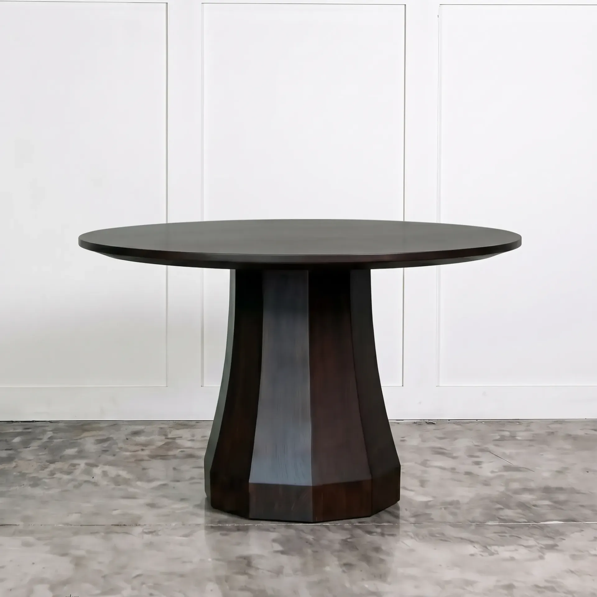 Facet Round Dining Table