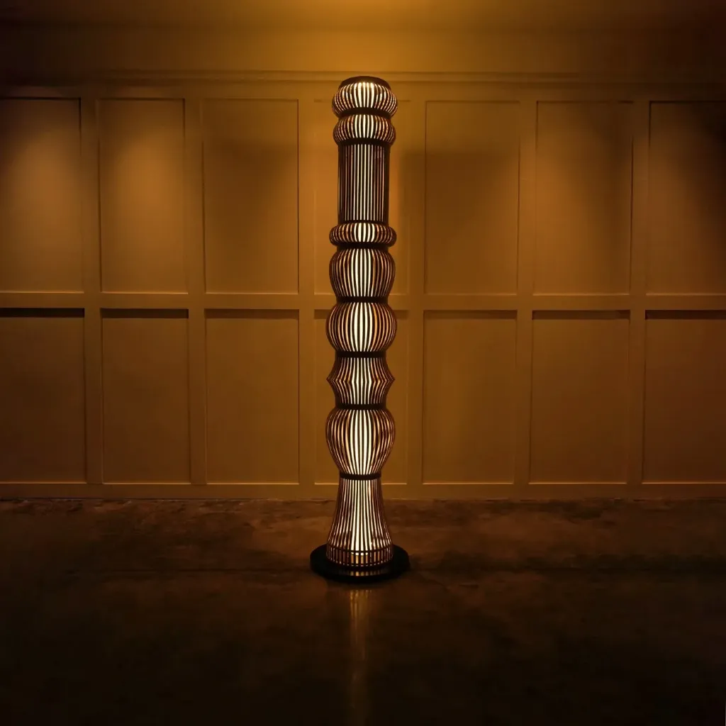 Rhea Floor Totem Lamp Base ABCD